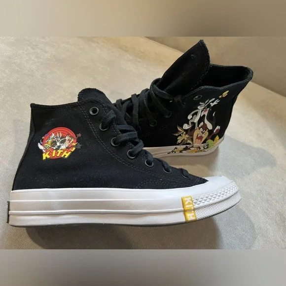 CONVERSE Chuck 70 HI Kith Looney Tunes Size Men’s Size 9.5/Women’s Size 11.5 - Picture 2 of 8